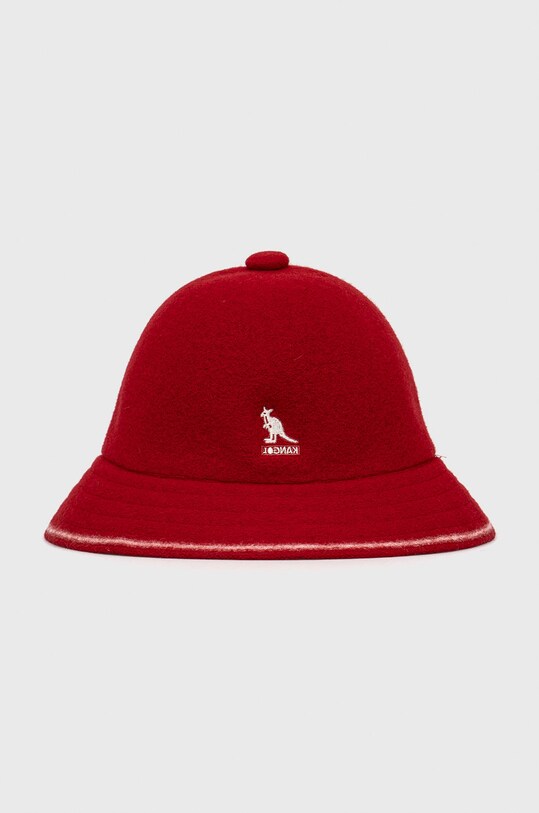 Vlnený klobúk Kangol vlna červená K3181ST.RO644