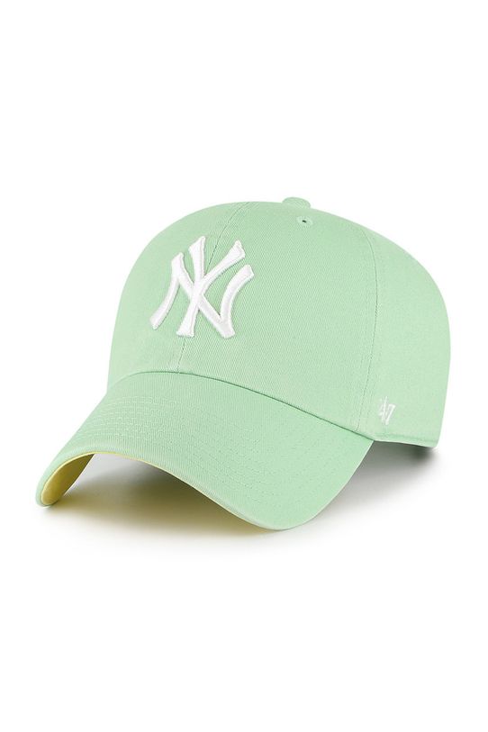 47 brand czapka MLB New York Yankees aplikacja zielony B.BLPRK17GWS.HK