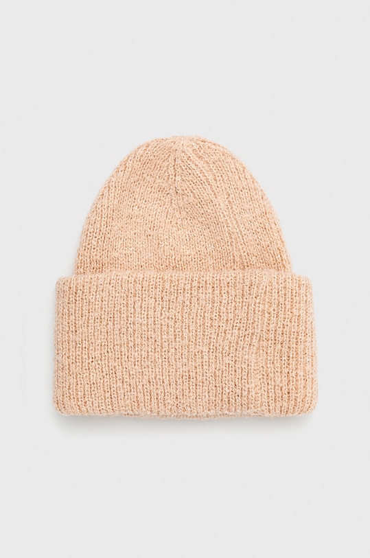 Pieces czapka pozostałe beżowy 17114859.CameoRose