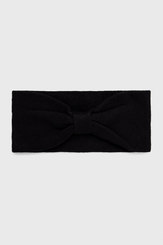 Naglavni trak Pieces Tanka črna 17126857.Black