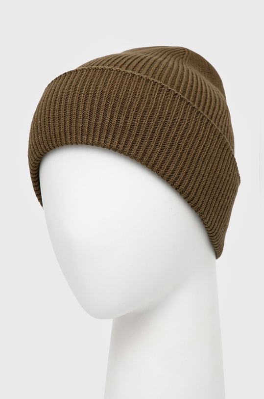 Čepice Pieces 17126858.DarkOlive zelená AA00