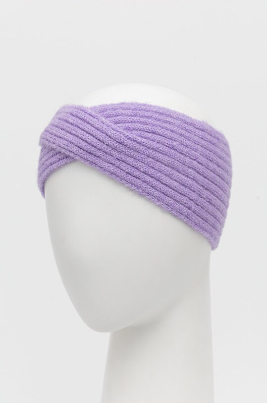 Лента за глава с вълна Pieces 17126884.PurpleRose виолетов AA00