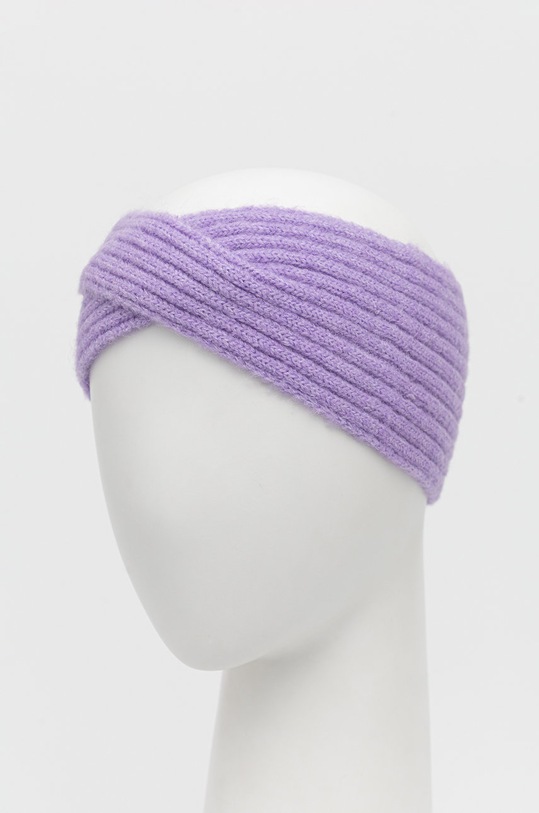 Čelenka s příměsí vlny Pieces 17126884.PurpleRose fialová AA00