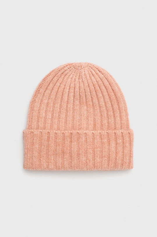 Čepice z vlněné směsi Pieces hrubá růžová 17126885.RoseCloud