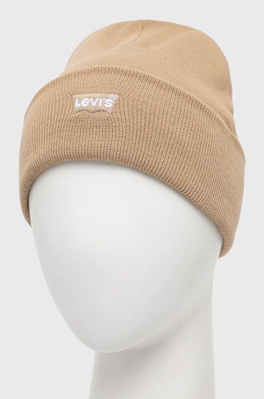Akcesoria Levi's czapka D5459.0009 beżowy