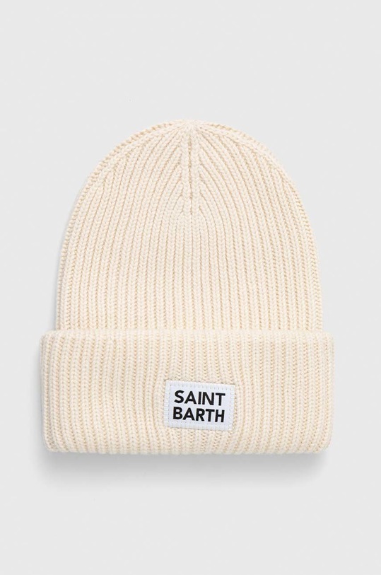 MC2 Saint Barth czapka z domieszką wełny z domieszką wełny beżowy BRR0003
