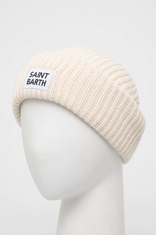 MC2 Saint Barth czapka z domieszką wełny BRR0003 beżowy AA00