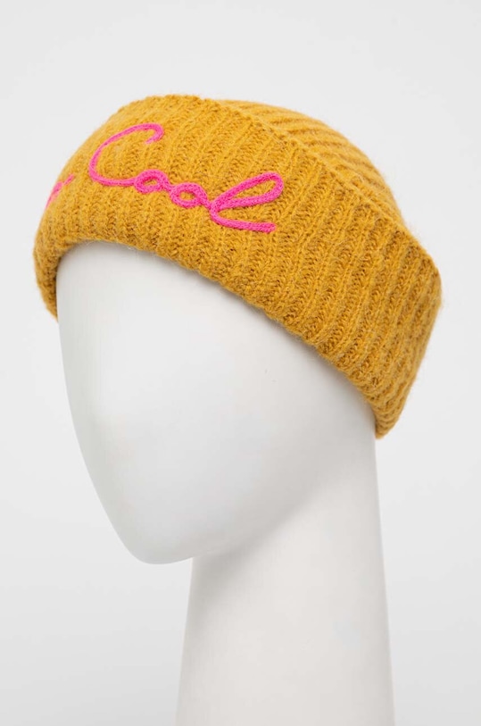 MC2 Saint Barth czapka z domieszką wełny WENG023 żółty AA00