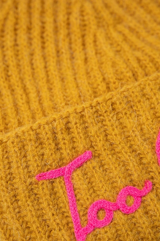 Akcesoria MC2 Saint Barth czapka z domieszką wełny WENG023 żółty