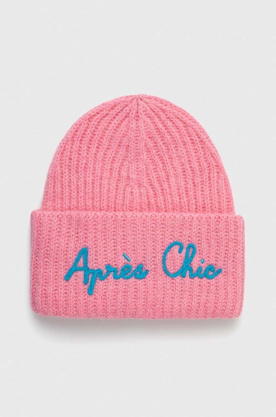 Kapa s primesjo volne MC2 Saint Barth Našitek roza WENG023