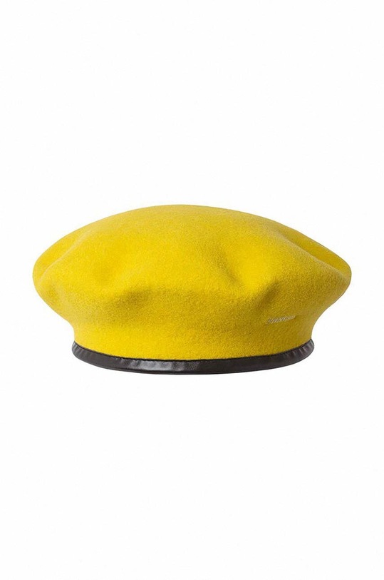 Kangol wool beret Monty wool yellow 0248HT
