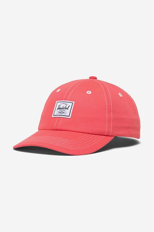 Хлопковая кепка Herschel аппликация розовый 1167.1778