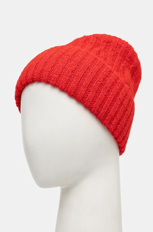 Čepice z vlněné směsi American Vintage Bonnet EAST22A červená AA00