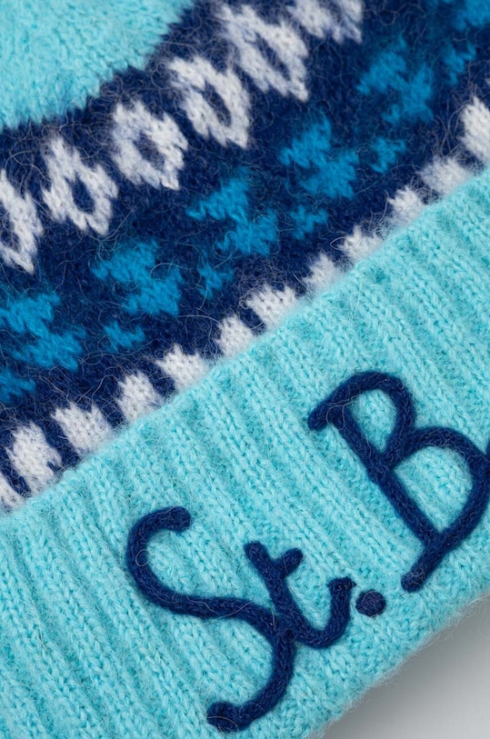 MC2 Saint Barth czapka z domieszką wełny WENG022 turkusowy AA00