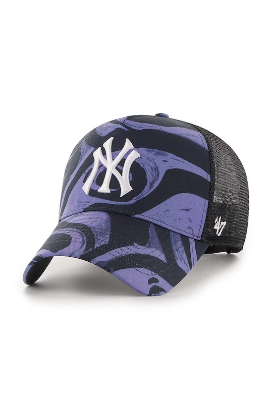Кепка 47 brand MLB New York Yankees інші фіолетовий B.ENLDT17PTP.PP
