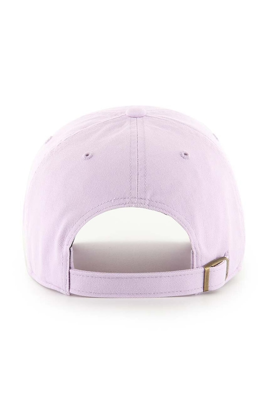 47 brand czapka z daszkiem bawełniana MLB New York Yankees B.NLRGW17GWS.YX fioletowy AA00