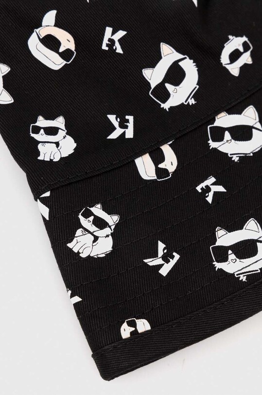 Двухсторонняя хлопковая шляпа Karl Lagerfeld чёрный 245W3405