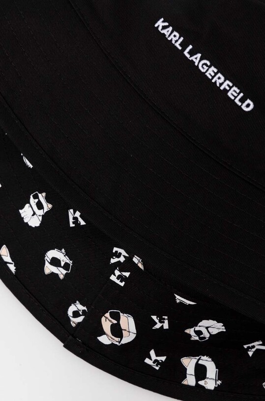 Двухсторонняя хлопковая шляпа Karl Lagerfeld 245W3405