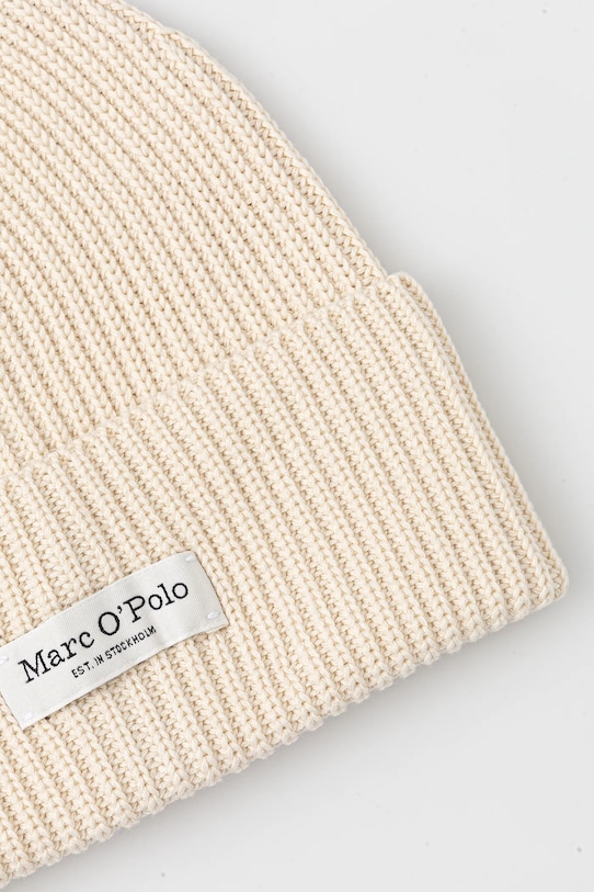 Akcesoria Marc O'Polo czapka bawełniana M09605901141 beżowy
