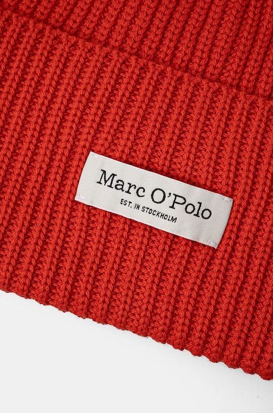 Akcesoria Marc O'Polo czapka bawełniana M09605901141 czerwony