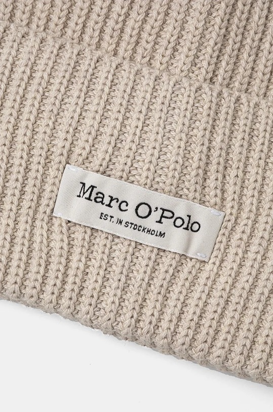 Akcesoria Marc O'Polo czapka bawełniana M09605901141 beżowy