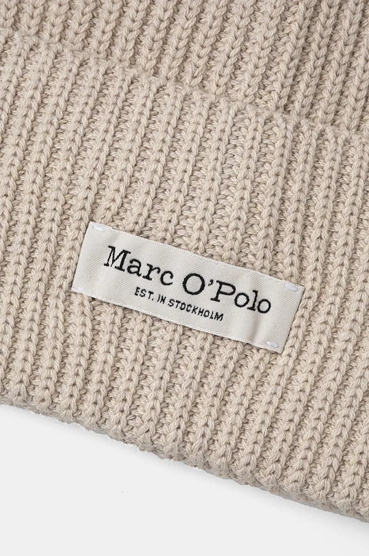Akcesoria Marc O'Polo czapka bawełniana M09605901141 beżowy