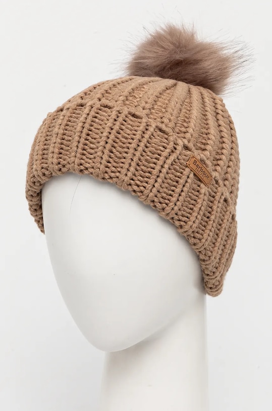 Akcesoria Barbour czapka LHA0336 beżowy