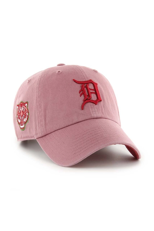 Аксессуары Хлопковая кепка 47 brand MLB Detroit Tigers B.DBLUN09GWS.QC розовый