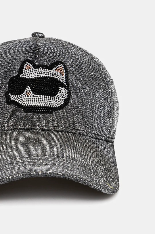 Kšiltovka Karl Lagerfeld 246W3401 stříbrná AA00