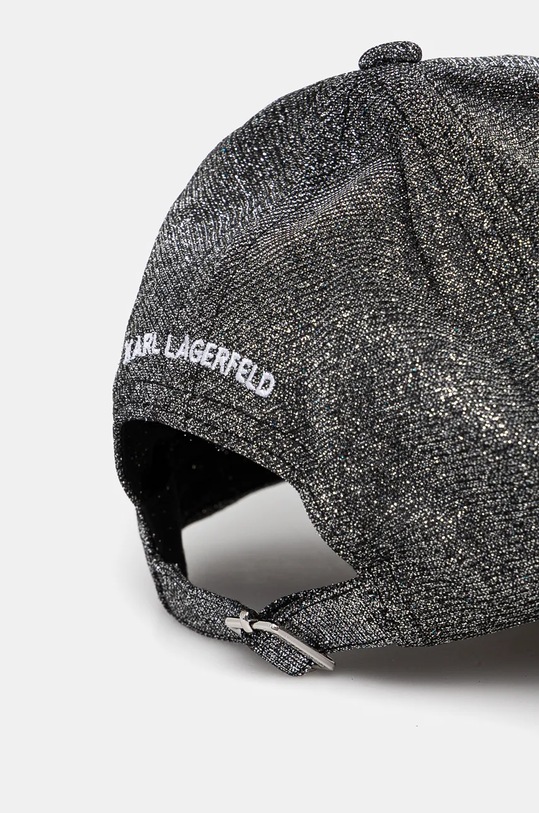 Doplňky Kšiltovka Karl Lagerfeld 246W3401 stříbrná