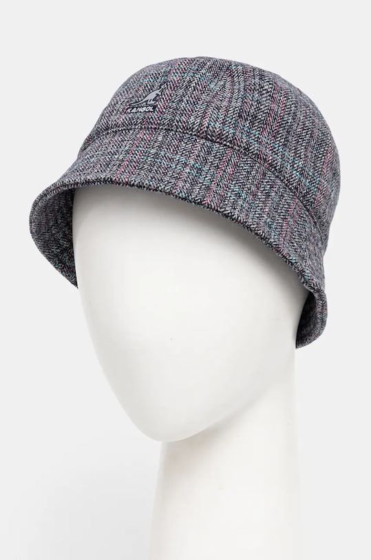 Капелюх Kangol WARPED HERRINGBONE DOME меланж темно-синій K5430.NG411