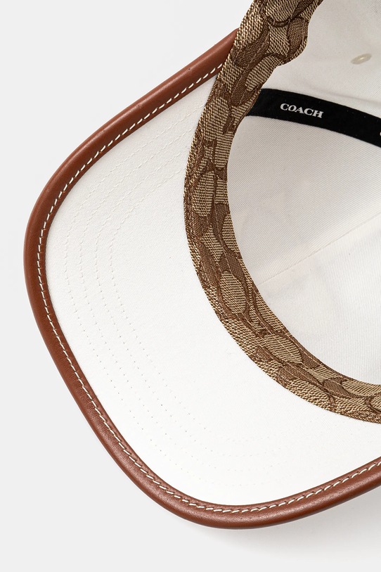 Coach czapka z daszkiem biały CAA59