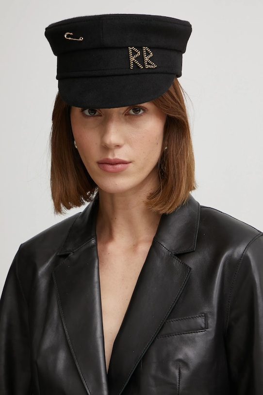 Ruslan Baginskiy bereta de lana uni negru KPC033.W.PNS