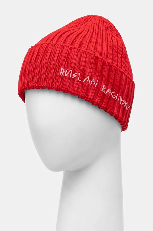 Accessori Ruslan Baginskiy berretto in lana BN034/039.MWA.RU rosso