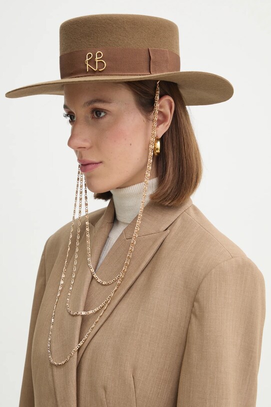 Ruslan Baginskiy palarie altele maro CNT037.F.3CHA.9P.MRB