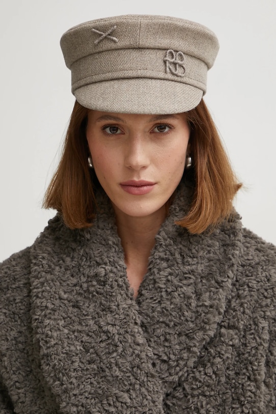 Вълнен каскет Ruslan Baginskiy вълна бежов KPC032.WA.WRB