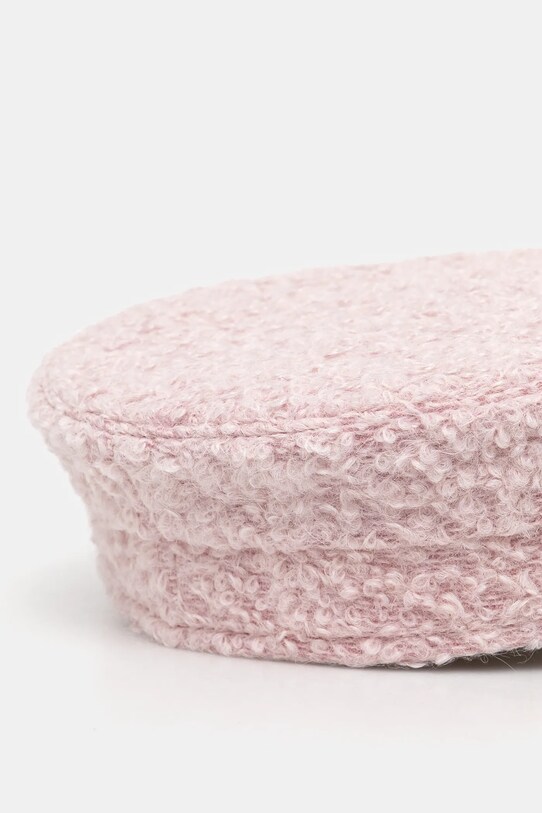 Vlněná čepice Ruslan Baginskiy růžová KPC039.WA.BUK.WPNS.WRB