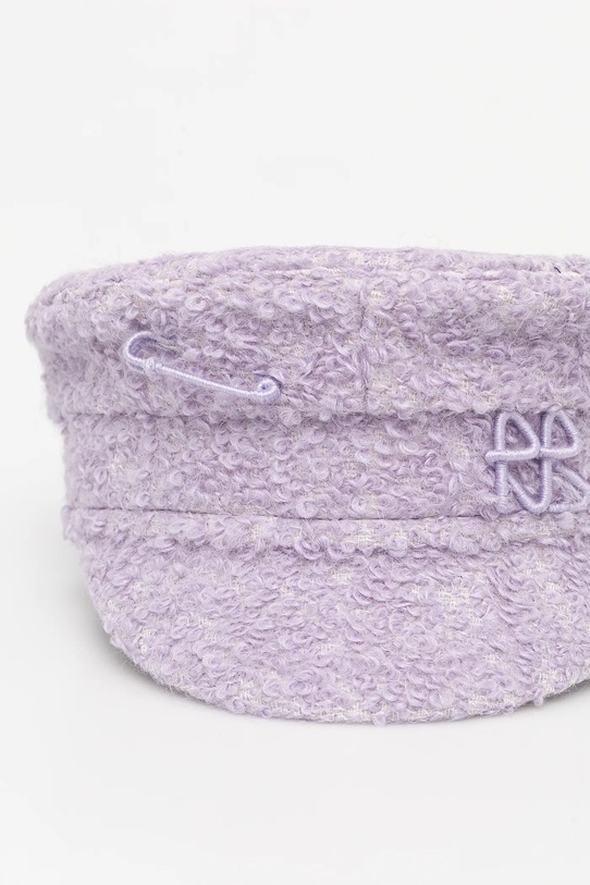 Doplňky Vlněná čepice Ruslan Baginskiy KPC808.WA.BUK.WPNS.WRB fialová