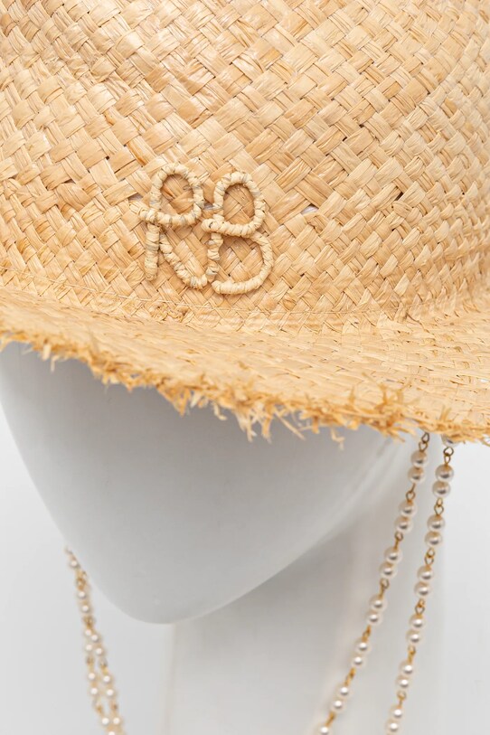 Accesorii Ruslan Baginskiy palarie 0 FDR036.STR.PRL.2CHA.SRB bej