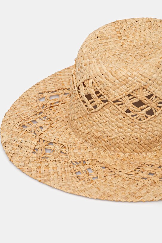 Akcesoria Ruslan Baginskiy kapelusz 0 FDR036.STR.DRK.SRB beżowy