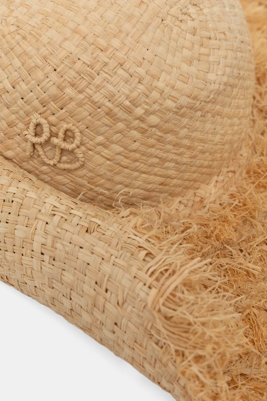 Akcesoria Ruslan Baginskiy kapelusz HT036.STR.5BHR.SRB beżowy