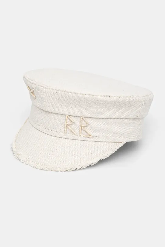 Bavlnená baretka Ruslan Baginskiy bavlna béžová KPC035.C.BHR.NSNR