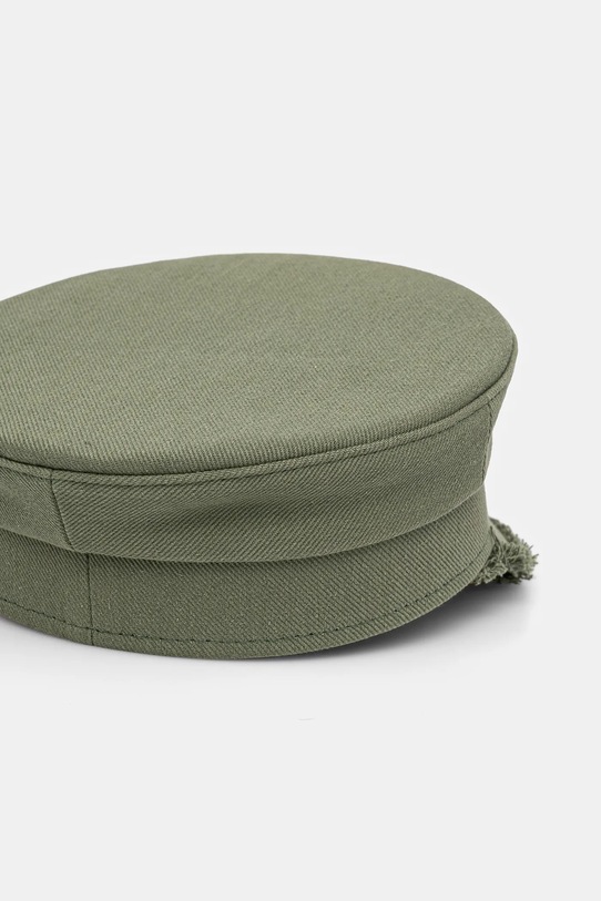 Bavlněná čepice Ruslan Baginskiy zelená KPC070.C.BHR