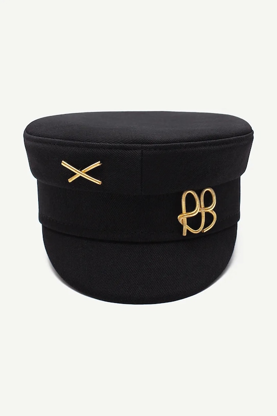Akcesoria Ruslan Baginskiy kaszkiet bawełniany KPC033.C.TMRB czarny