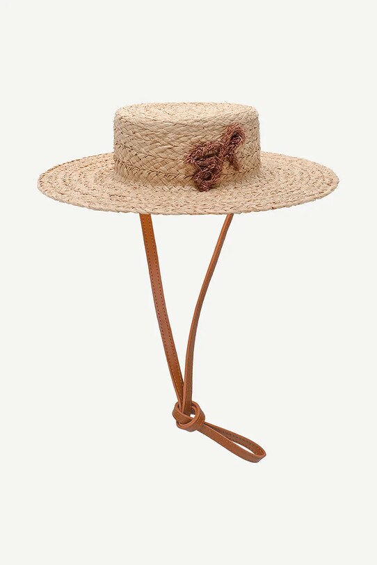 Καπέλο Ruslan Baginskiy CNT036.STR.LBR.10P.BHR μπεζ AA00