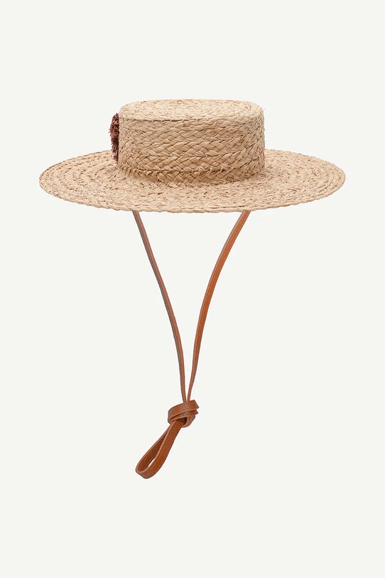 Αξεσουάρ Καπέλο Ruslan Baginskiy CNT036.STR.LBR.10P.BHR μπεζ