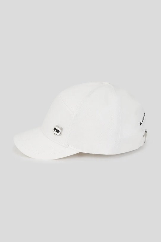 Хлопковая кепка Karl Lagerfeld A3W33139 белый