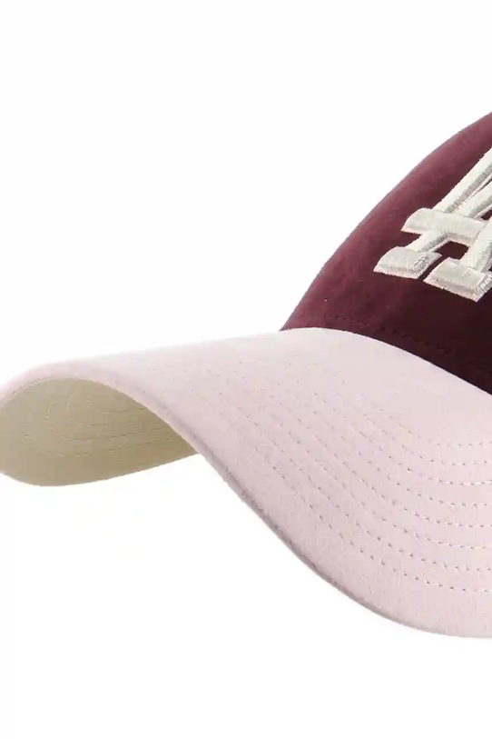 Akcesoria 47 brand czapka z daszkiem MLB Los Angeles Dodgers B.USMDT12USS.KM bordowy