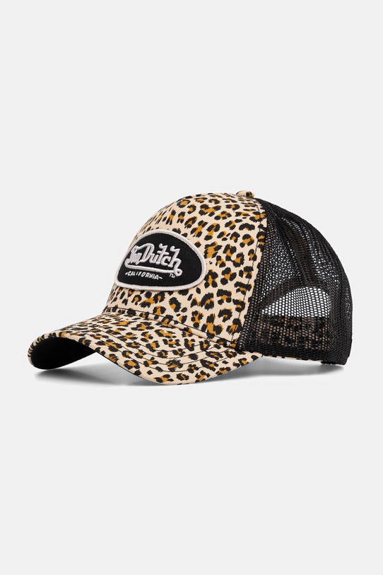 Καπέλο Von Dutch απλικέ μπεζ VD.0.CAS2.LEO