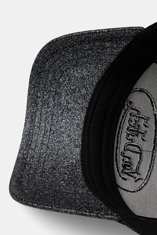 Von Dutch czapka z daszkiem czarny VD.2.CB.GLITTER